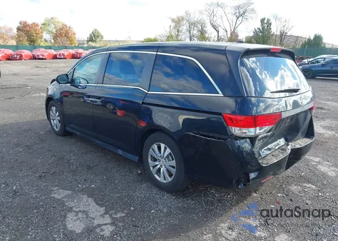 2016 Honda Odyssey Ex-L из США, поврежденный, VIN 5FNRL5H63GB077588